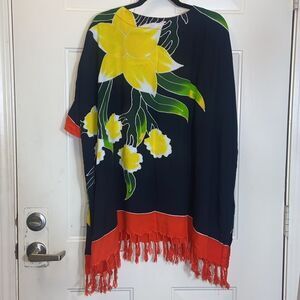 OCEANIA TUNIC HAWAIIAN MADE IN INDONESIA FRIEE SIZE WOMEN TOP